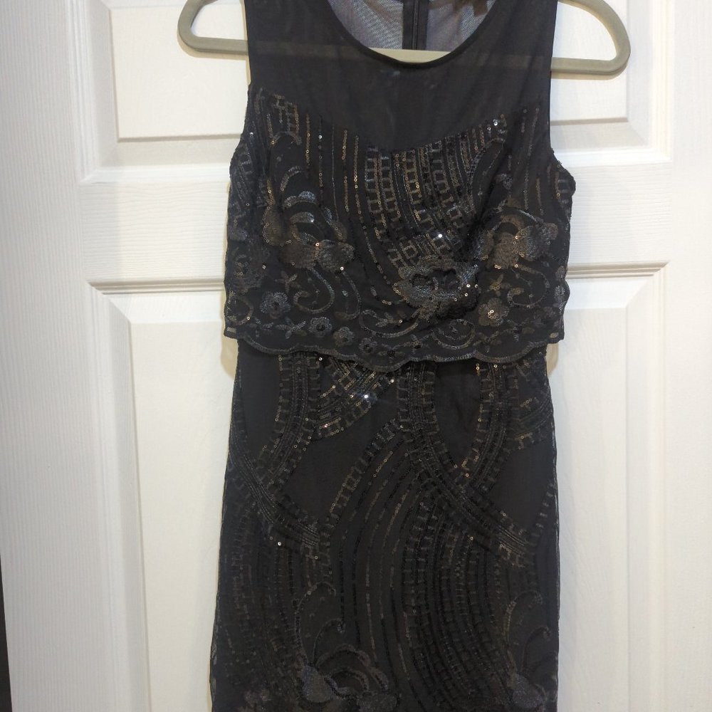 Little black sequined dress size small